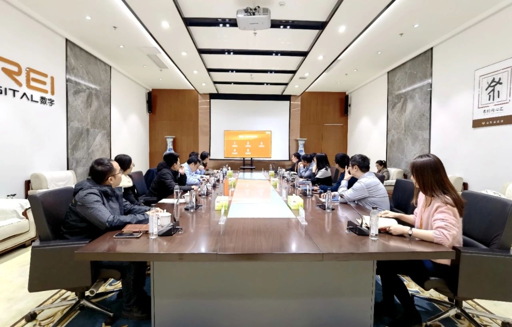 渤海钻探第一固井公司、第一录井公司领导一行莅临捷瑞数字,共探数字孪生井场建设